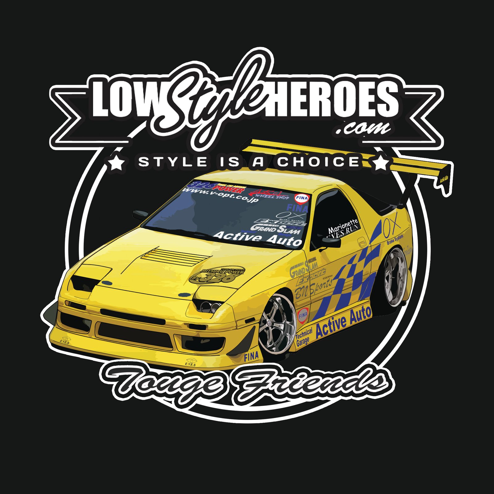 TougeFriends JP — Touge Friends x Low Style Heroes: Style King